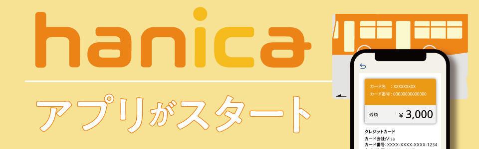 hanicaアプリがスタート